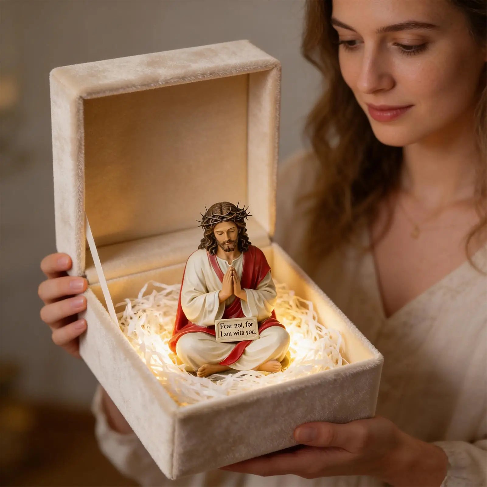 Jezus – Figurka Religijna na Biurko